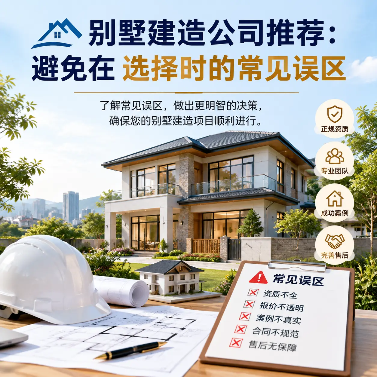 别墅建造公司推荐：避免在 锦屏 选择时的常见误区