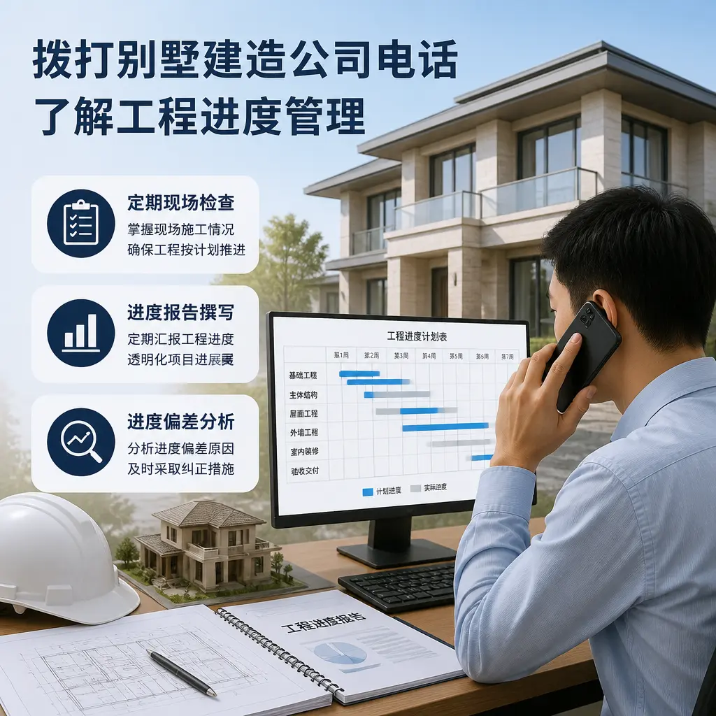 拨打锦屏别墅建造公司电话,了解工程进度管理