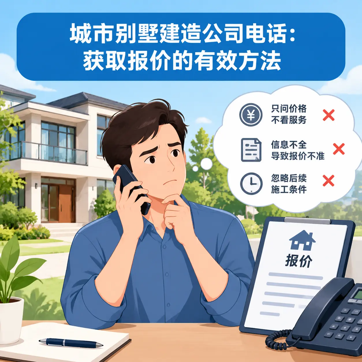 锦屏别墅建造公司电话:获取报价的有效方法