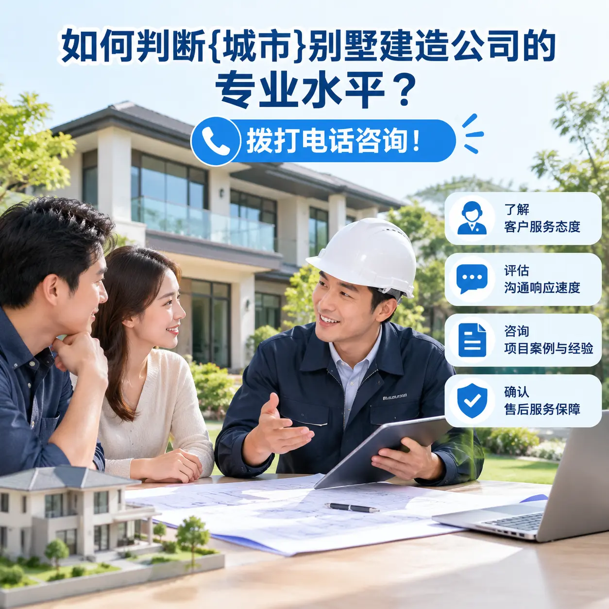 如何判断锦屏别墅建造公司的专业水平?拨打电话咨询!